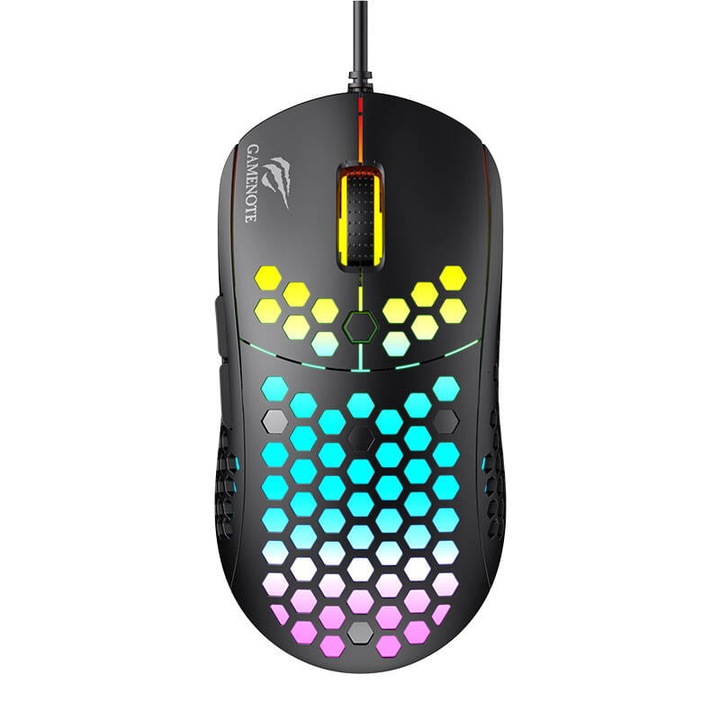 Мишка за игри, Havit, RGB осветление, Multicolor