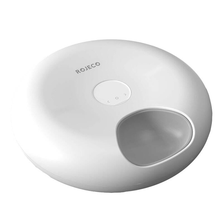 Автоматична хранилка за малки домашни любимци, Rojeco, 3600mAh, Бяла