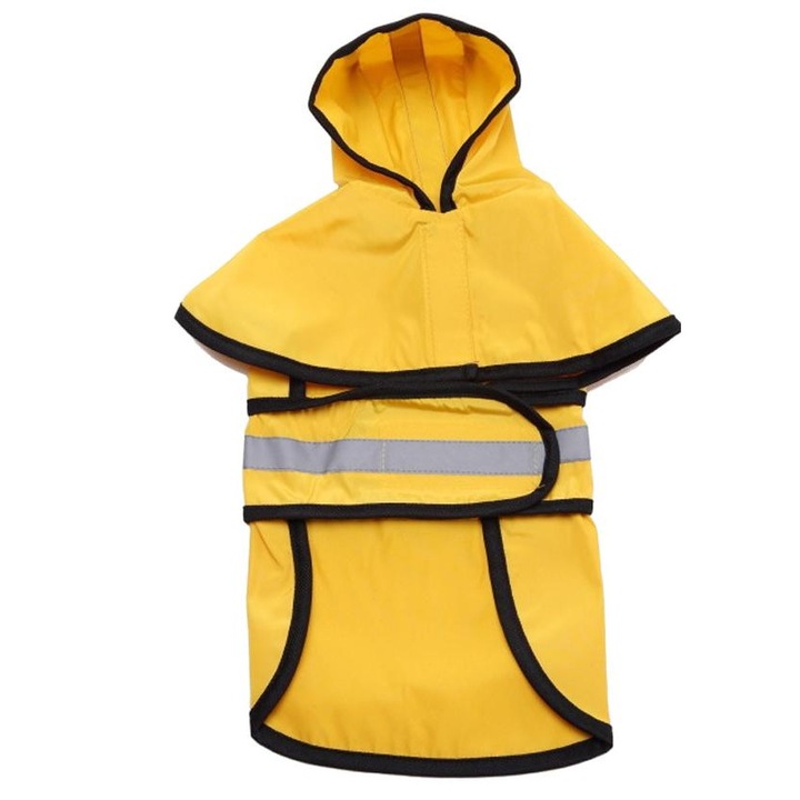 Дъждобран, QttvbTna, Полиестер, Жълто/Черно, M