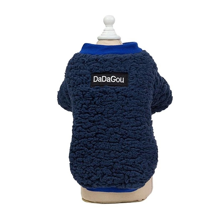 Dadagou Pets pulóver, gyapjú, sötétkék, L
