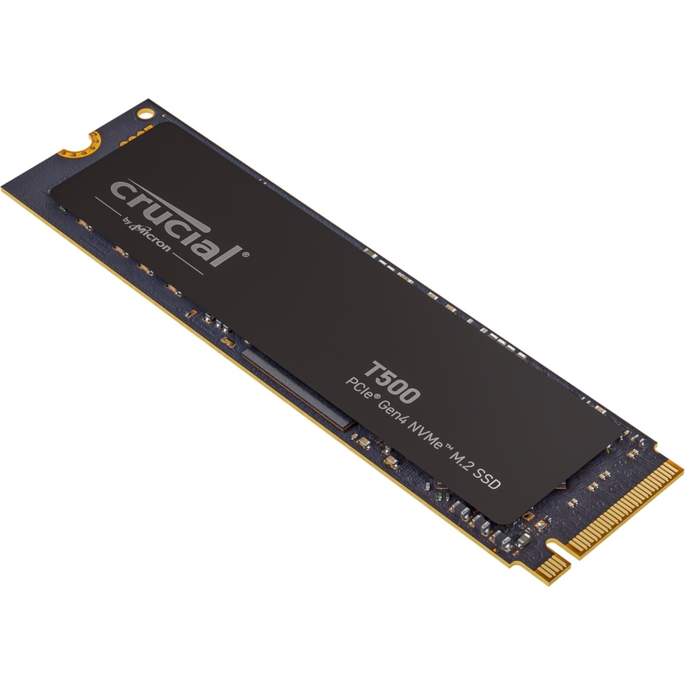 SSD, Crucial, T500, 2TB, PCIe, Gen4 NVMe M.2 SSD, Negru - eMAG.ro