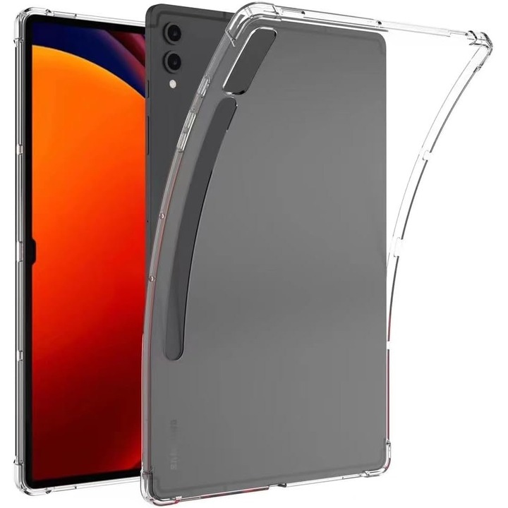 Husa pentru tableta Samsung Galaxy Tab S10 Plus / S9+ 12.4" - Gel TPU, Transparenta