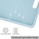 Ultra vékony tok kompatibilis Samsung Galaxy Tab S10 Lite / S10 FE 10.9" (2025) készülékhez, TPU Szilikon, Smart Cover - Jégkék