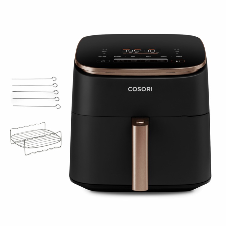 Cosori TurboBlaze Chef Edition Forrólevegős Sütő Szürke 6L