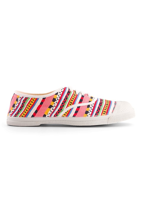 Bensimon, Tenisi cu model si varf intarit, Multicolor, 38