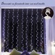 Instalatie De Craciun EDAR, Model Plasa USB, 8 Moduri, Perdea Alb Rece, Rezistenta La Apa, Luminozitate Reglabila, Control prin Telecomanda, 300 LED-uri, 3 m x 3 m