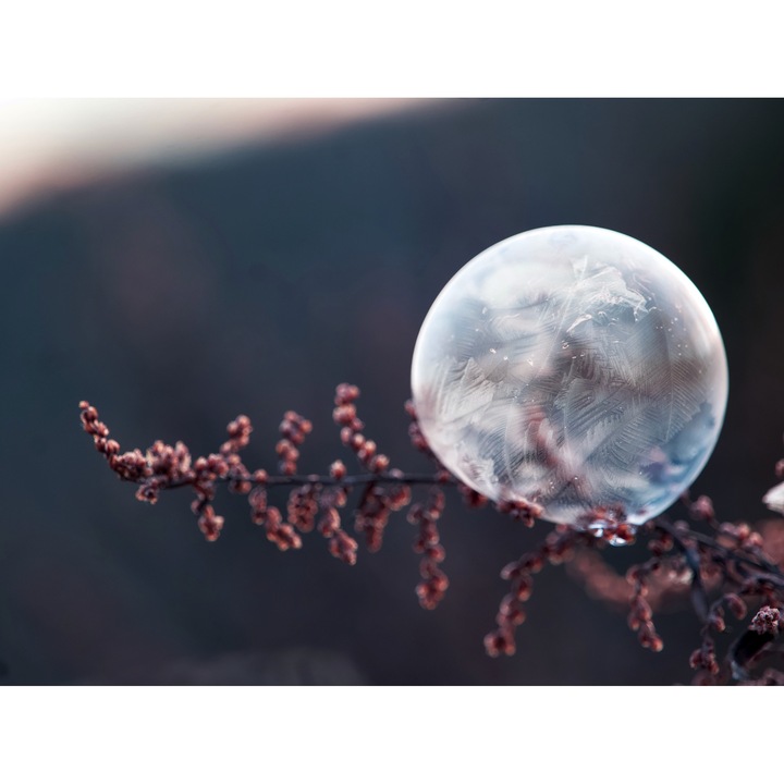 Хартиен тапет Whiteback Abstract топка лед вода близък план 250x400 см