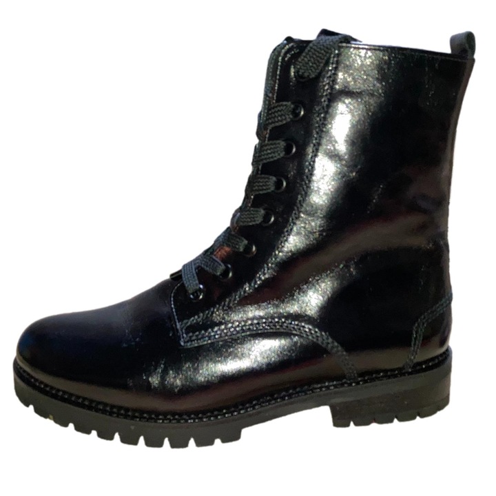Bocanci dama Gabor Gllanta, piele naturala, Negru, 42 EU
