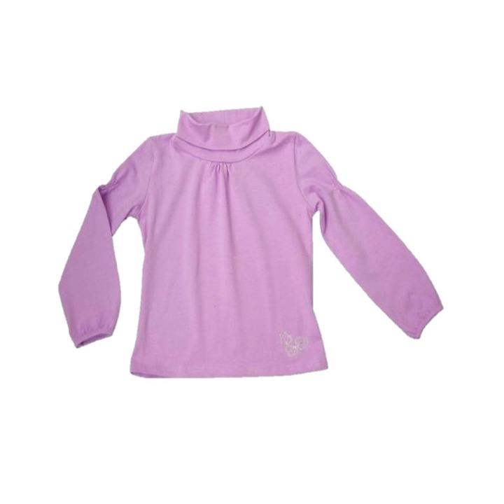 Bluza lila pe gat fetite 110cm