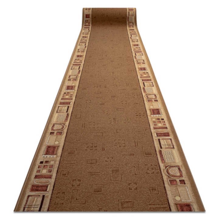 Dywany Łuszczów Csúszásgátló futó szőnyeg jena bézs 67cm, 67x550 cm
