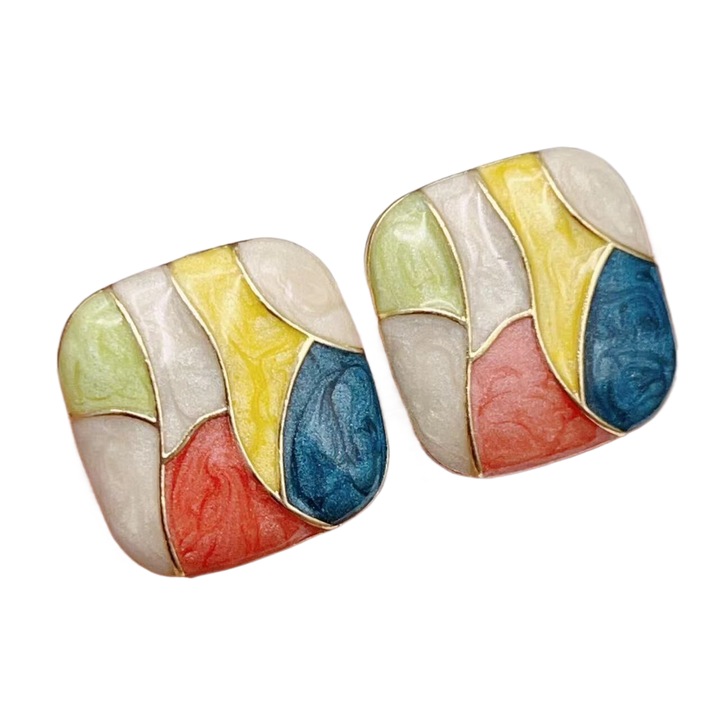Cercei dama, OriginOriental, Rasina, Multicolor