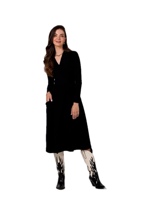 BeWear Női maxi ruha Colgrellam B266 fekete, Fekete