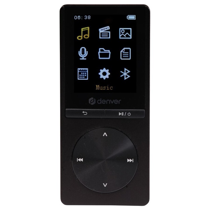Denver MP4 lejátszó, 4 GB, Bluetooth, fekete