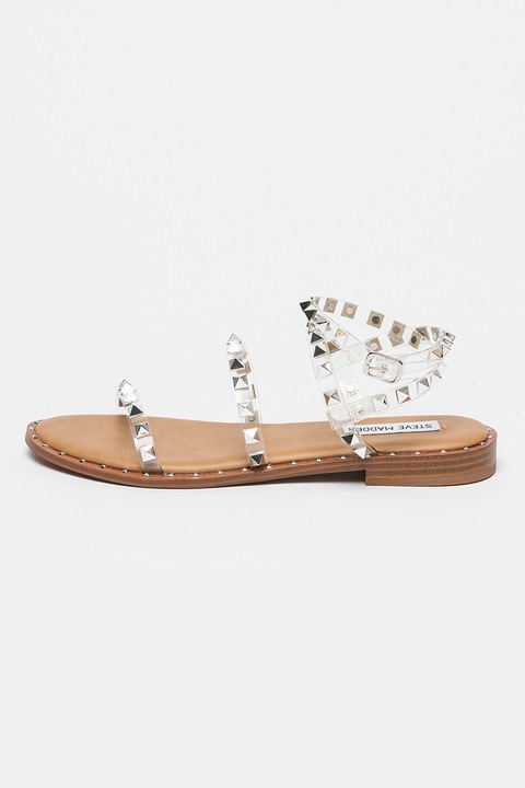 Steve Madden, Travel szegecses szandál, Bézs/Ezüstszín
