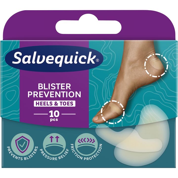 Лепенки Salvequick, Хидроколоидни, 10 броя