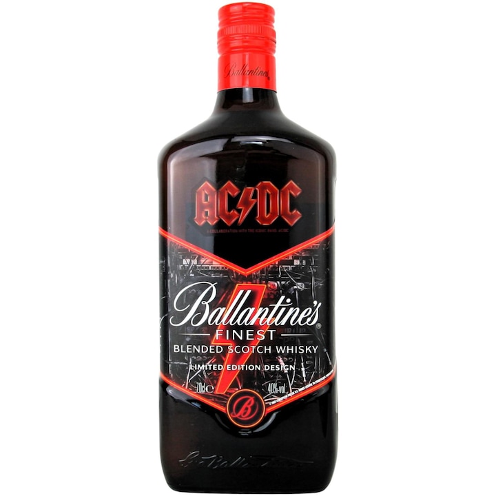 Whisky Ballantine's Finest, AC/DC Limited Edtion, Blended, 40%, 0.7l