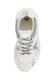 Steve Madden, Pantofi sport cu talpa wedge si insertii din piele intoarsa Bounce, Alb, Argintiu, 40