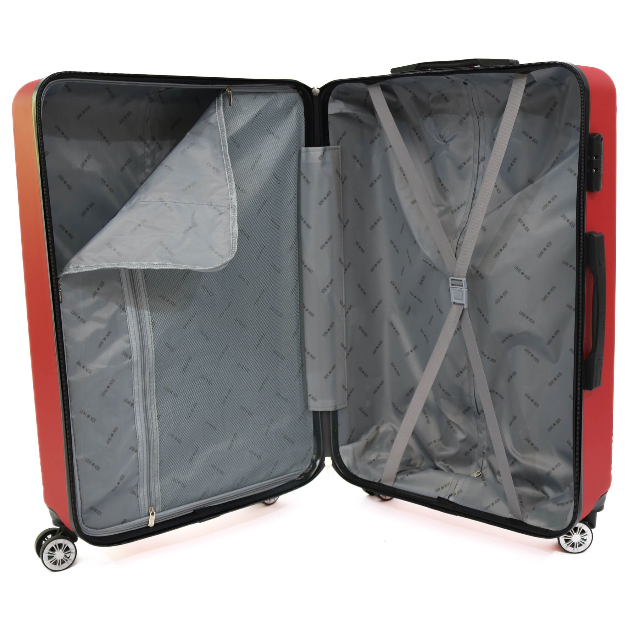 Troler Lamonza Melody, 73x48x29 cm, 4 kg, rosu - eMAG.ro