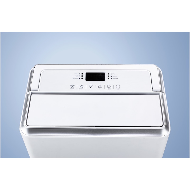 Dezumidificator de aer TCL DEWA16EB, 16 l/zi, 364 W, Clasa I, Capacitate rezervor 4.2 l, Debit aer 170 m3/ora, Alb