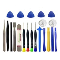 Set instrumente de reparare pentru telefon, NUODWELL, 21 in 1, Rezistenta la uzura si la coroziune, Design antiderapant si usor de utilizat, Pentru iPhone, tablete, ceasuri, Otel inoxidabil/Plastic, Multicolor