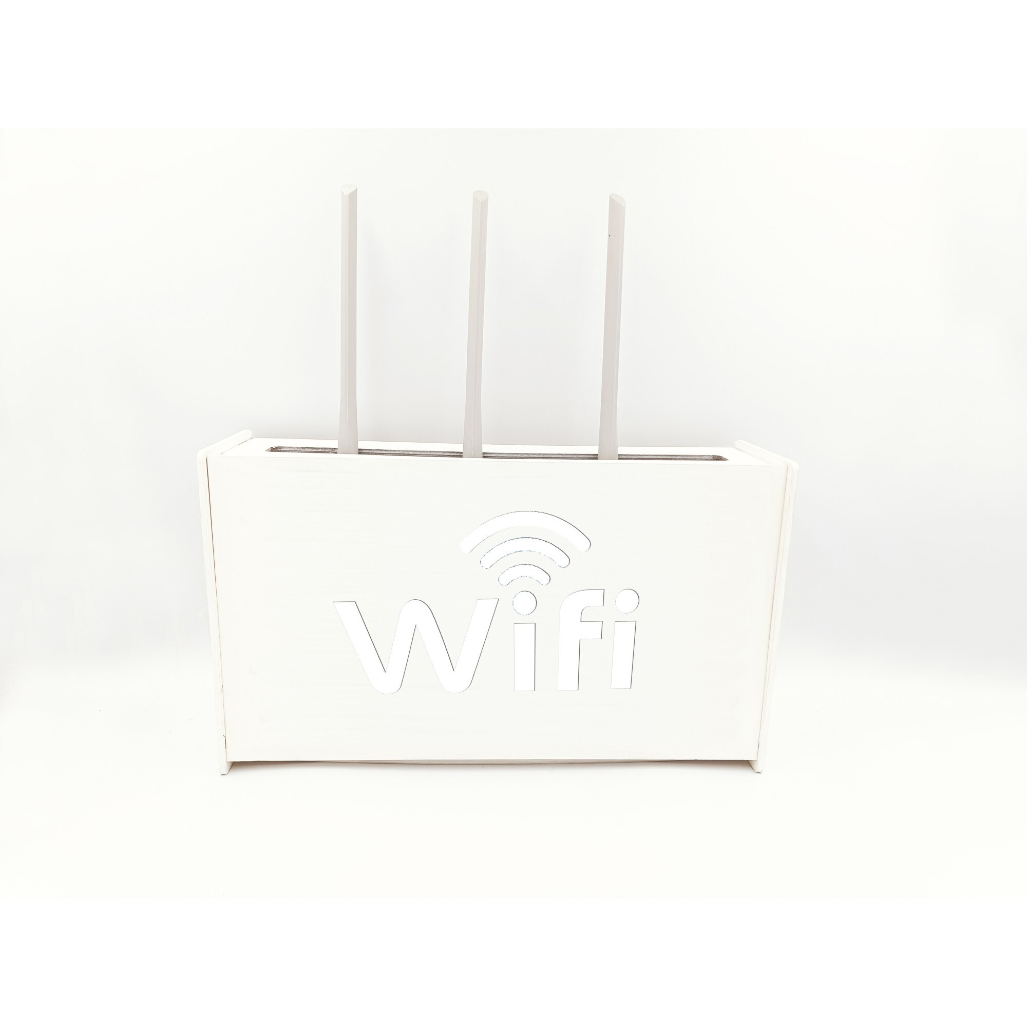 Raft Suport Router Wireless, WoodMag CTW01wifi pentru mascare fire si ...