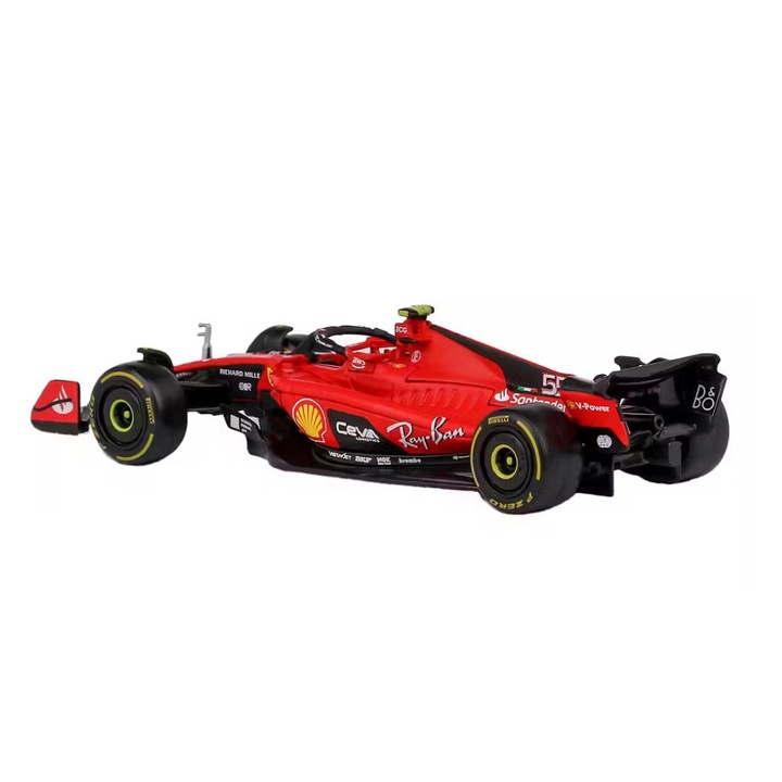 Modell autó Bburago 1/43 Formula Racing Ferrari Team #55 Carlos Sainz 36836/55