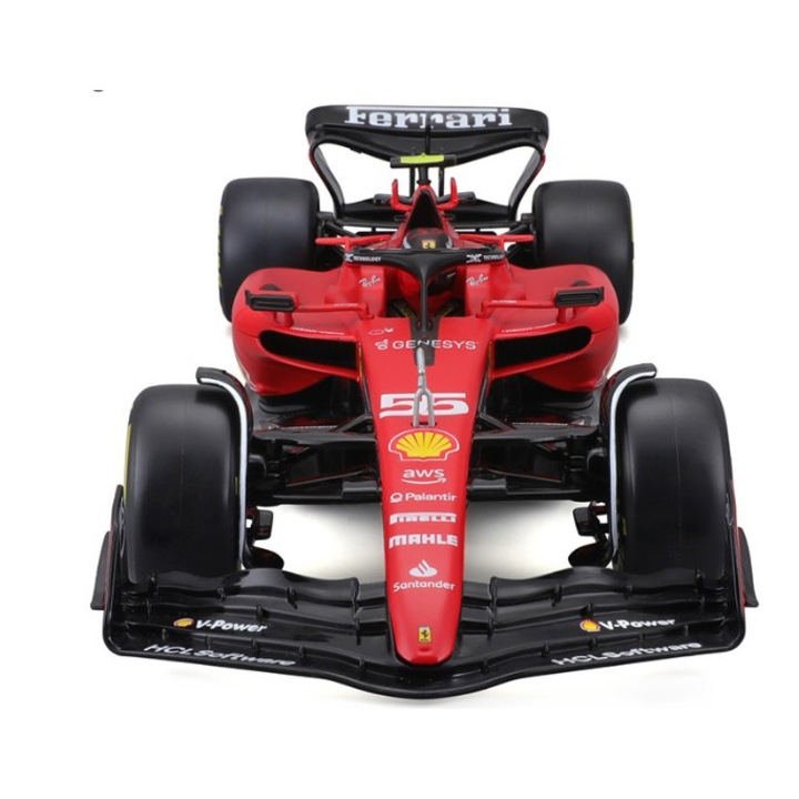 Modelautó kollekció Bburago 1/18 Ferrari Formula Racing team #55 Carlos Sainz