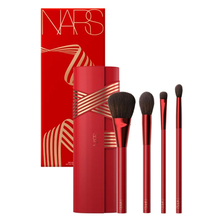 Set de 4 pensule cu husa NARS Mini Brush