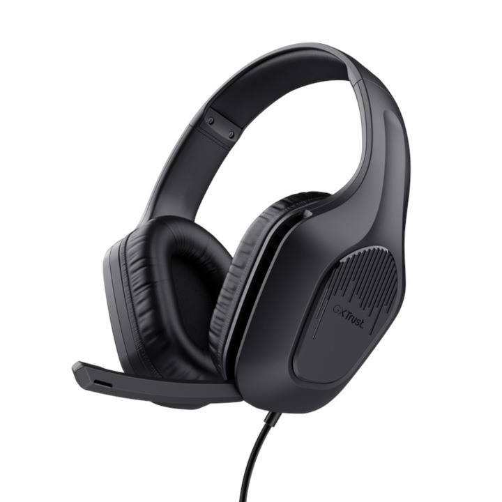 Gaming headset Trust GXT 415 Zirox, mikrofon, fekete