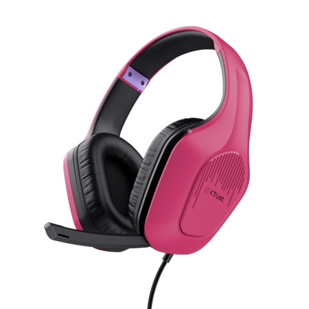 Casti gaming cu microfon Trust GXT 415P Zirox, Roz - eMAG.ro