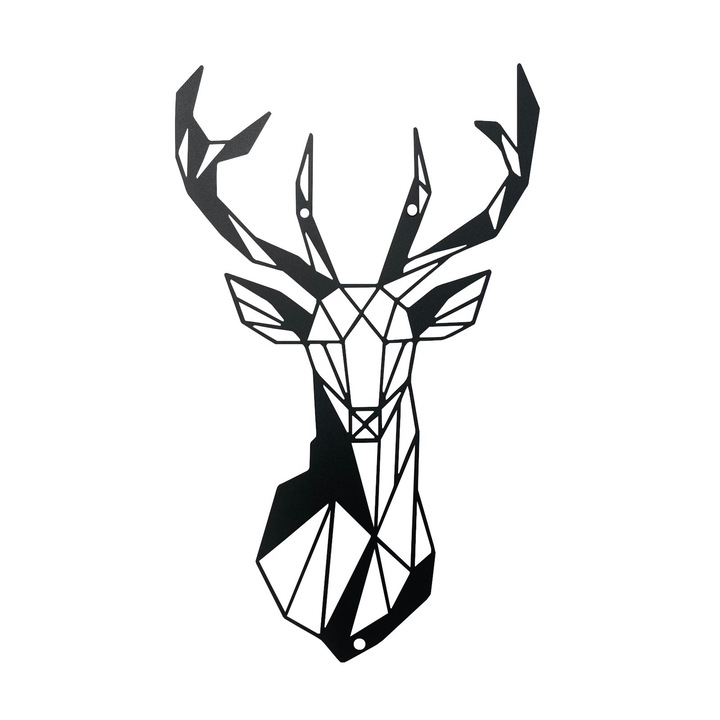 Decor perete, arta geometrica minimalista Cerb