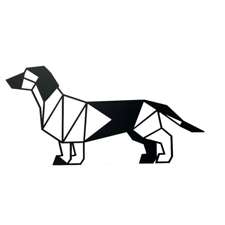 Decor perete, arta geometrica minimalista catel Hot Dog