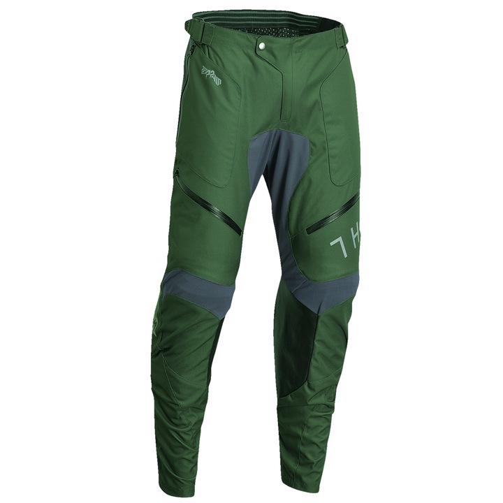 Панталон Thor Terrain ITB atv/cross, зелен/сив, размер 30