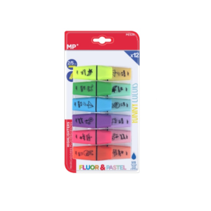 Set 12 markere, MP, Multicolor