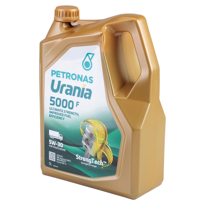 Ulei motor URANIA Petronas 5000 F 5W30 CF (URANIA FE), volum 5 litri ...