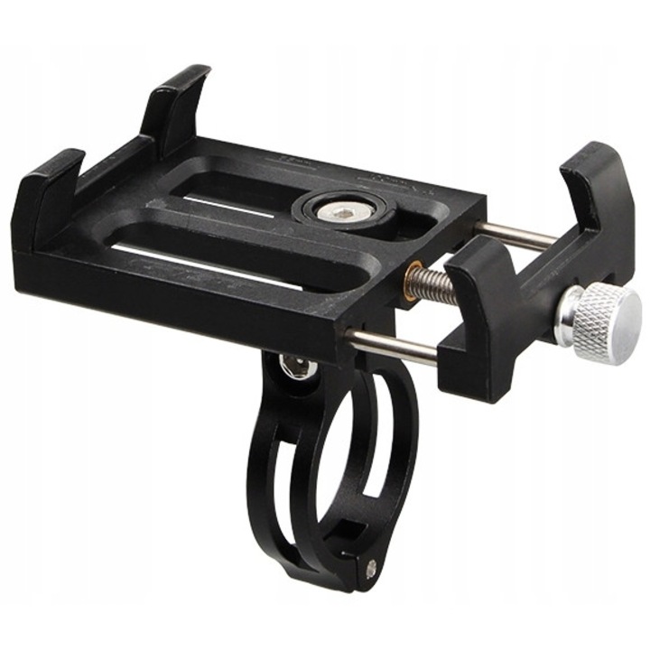 SUPORT TELEFON BICICLETA, GUB, NEGRU