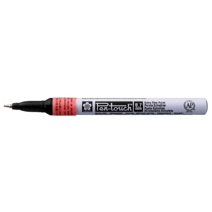 Marker cu vopsea Sakura Pen Touch, F, fluo red