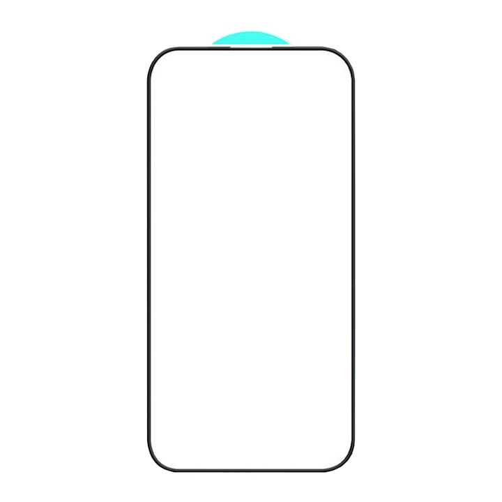 Стъклен протектор съвместим с Honor 90 lite, професионален htpmag 3d, пълно покритие, черен