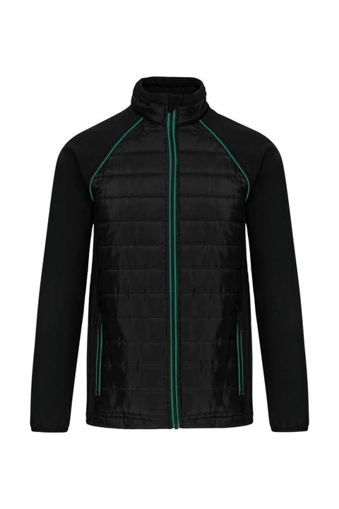 Унисекс яке WK6147, Черен/Тюркоаз