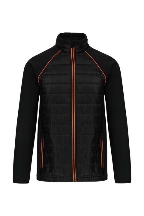 Унисекс яке WK6147, Черен/Оранжев