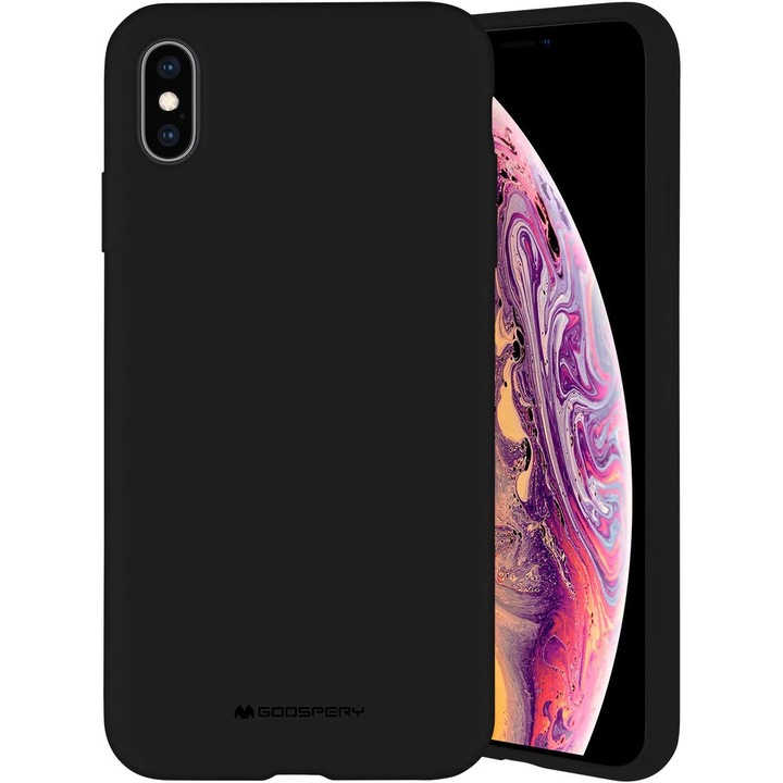 Husa pentru iPhone XS Max tpu soft feeling black