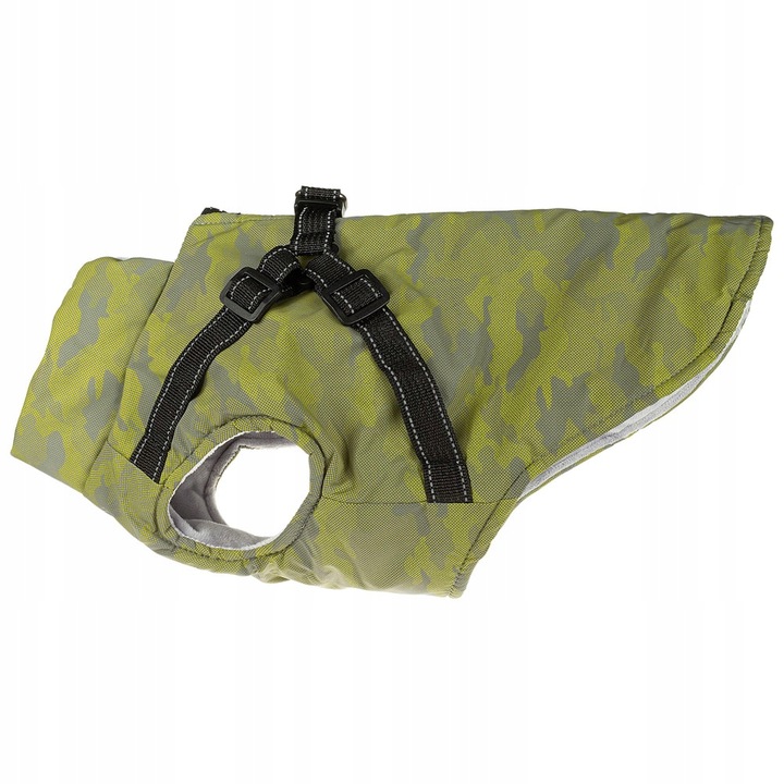 Hámkabát kutyáknak, Wesolypupil, zöld/szürke, S