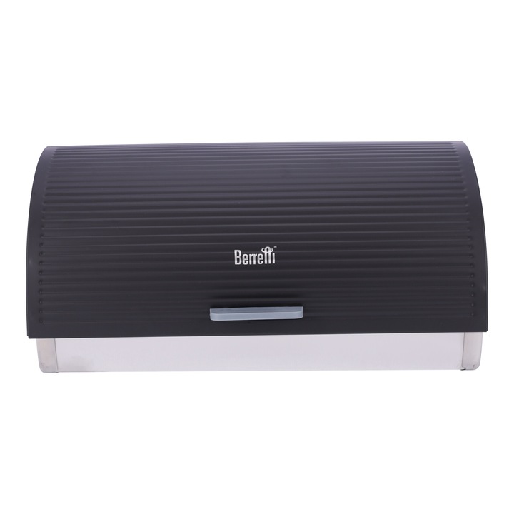 Cutie de paine, Berretti, 40x29x20cm, Inox, Negru