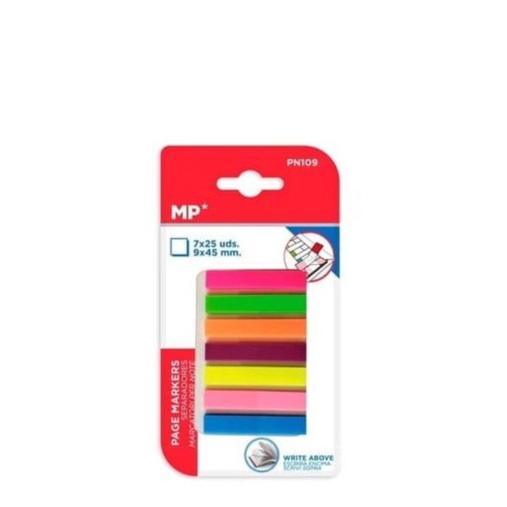 175 db-os öntapadós jelölés készlet, 9x45 mm, többszínű