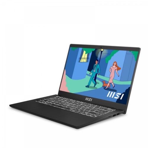 Laptop MSI Modern 14, 14" Full HD, Intel® Core™ i5 1235U pana la 4.4 GHz, 16 GB RAM DDR4 3200, 512 GB SSD, Intel® UHD Graphics. Windows 11 Home, Classic Black 512 GB
