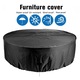 Husa mobilier gradina, Panza Oxford/PVC, Rezistenta la apa, 230x110cm, Negru