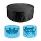 Husa mobilier gradina, Panza Oxford/PVC, Rezistenta la apa, 230x110cm, Negru
