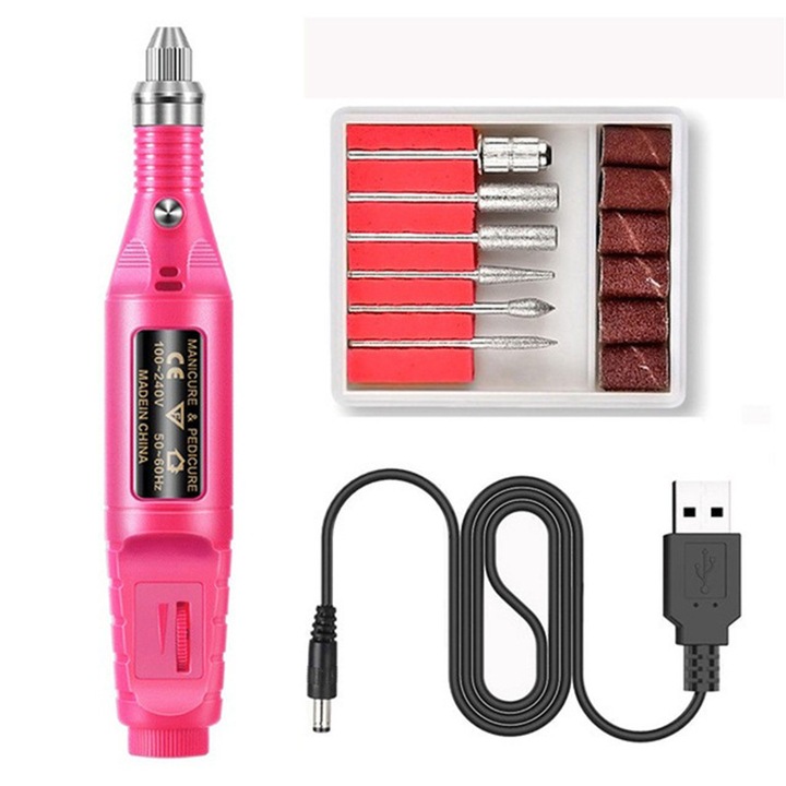 Kit unghii cu gel, 36W, USB, Multicolor