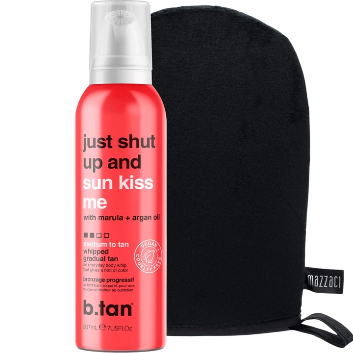 Önbarnító hab, B. barn, puha, sötét bronz+kesztyű, 207 ml