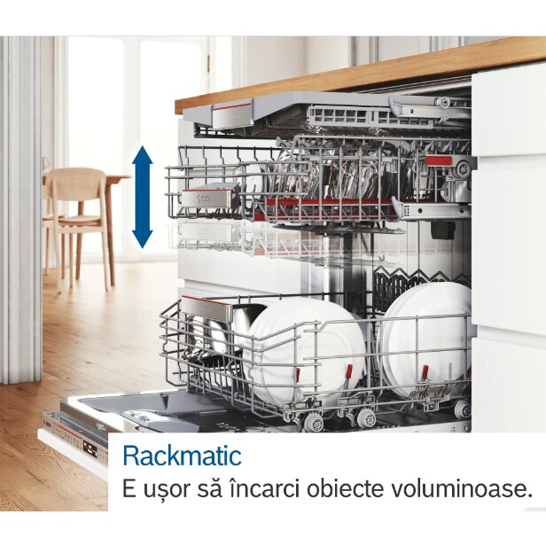 Masina de spalat vase incorporabila BOSCH 3SMI8YCS02E, Seria 8, Clasa A